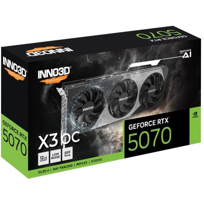 2. Inno3D GeForce RTX 5070 X3 OC NVIDIA 12 GB GDDR7
