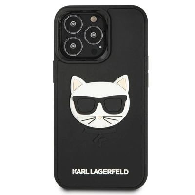 3. Karl Lagerfeld 3D Rubber Choupette Case for iPhone 13 Pro / iPhone 13 - Black