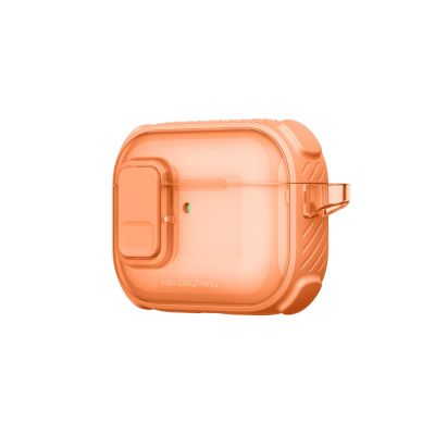 9. AmazingThing Titan Pro Mag Case Clear for AirPods Pro 3 - Orange