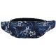 L2024 Navy Blue Flowers SEMI LINE Belt Bag
