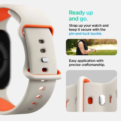 10. Spigen Nano Pop Strap for Apple Watch 40/41/42 mm - Beige