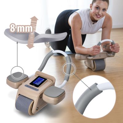 8. KA08 Automatic Abdominal Wheel with LCD Display and HMS Charging