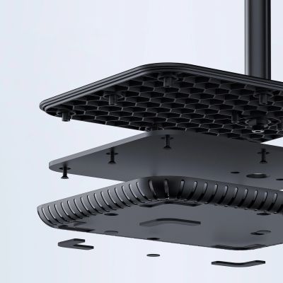 14. Acefast telescopic phone and tablet holder (135-230mm wide) for the desk 360 ° black (E4 black)