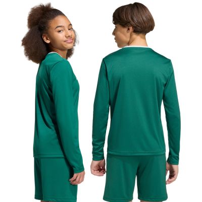 3. adidas Entrada 26 Long Sleeve Jersey for Kids Green KF5873