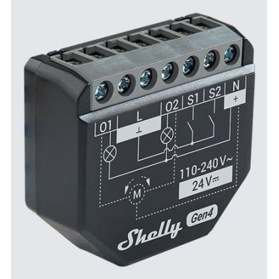14. Shelly 2PM Gen4 Dual Channel WiFi Energy Meter Controller