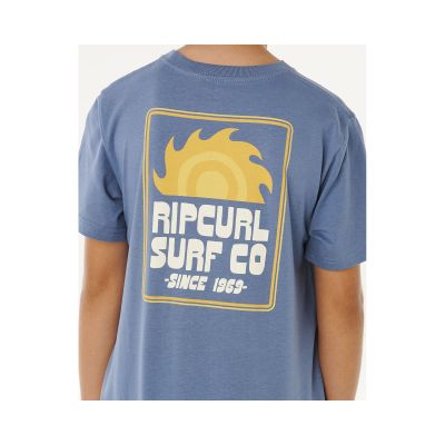 3. RIP CURL Pacific Rinse Sunrise Tee-Boy Blue