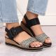 2. Leather wedge sandals Remonte W RKR646