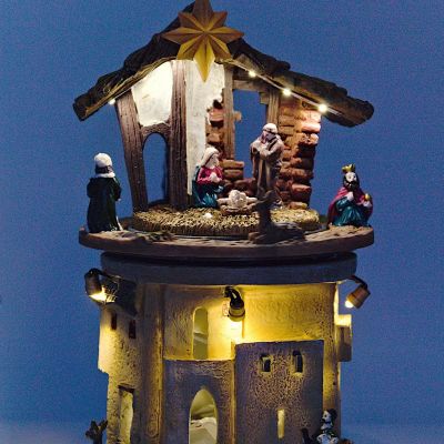 4. LED DECORATIVE NATIVITY 14x14x23CM STAR