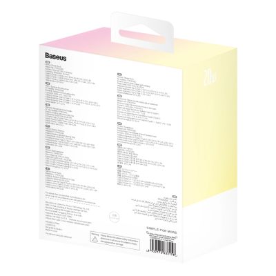 12. Baseus Popsicle 5200mAh 20W Powerbank with Built-in Lightning Cable (+ White Baseus Simple USB-C - USB-C 60W/20V/3A/30cm Cable) - Yellow-Pink
