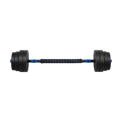 Bituminous adjustable dumbbells with connector 2x15kg REBEL ACTIVE