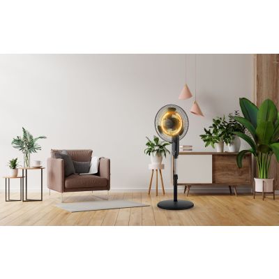 8. NOVEEN F740 16”/40cm 2-in-1 fan with heating function