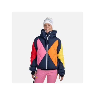Rossignol W Diamond Down Bomber Jkt Jacket Blue