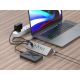 5. CONCEPTRONIC 10-port USB-A3.0/-C Hub Adapter -> 6xA3.0+m.Netz. Gr