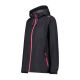 2. CMP Woman Jacket Fix Hood Black (39X6636-01UE)