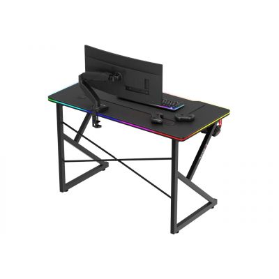 4. Huzaro Hero 1.7 RGB Black Gaming Desk