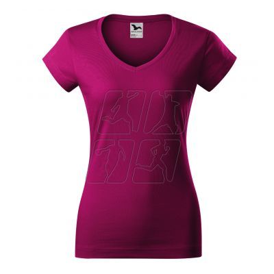 3. Malfini Fit V-neck T-shirt W MLI-16249