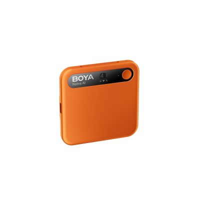 6. BOYA Notra Voice Recorder with AI Transcription - Orange