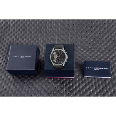 5. Tommy Hilfiger Baker Open Heart Men's Watch 1710644 + BOX