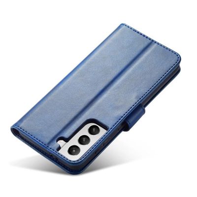 2. Magnet Case Elegant Case Cover Flip Cover Samsung Galaxy S22 + (S22 Plus) Blue