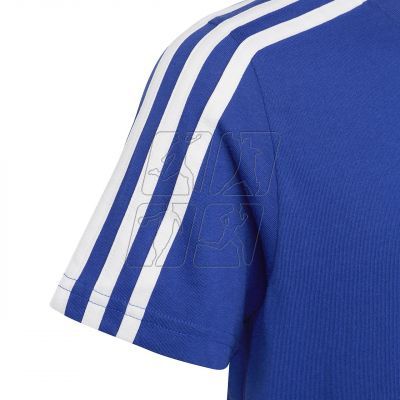 4. Adidas Essentials 3-Stripes Cotton Tee Jr IC0604