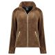 Women’s Fleece Jacket Geographical Norway TICARINA TAUPE DB LADY 0124 (WZ8082F/GN-TAUPE)