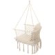 7. OPENWORK HAMMOCK HANGING CHAIR STORK'S NEST 78x64CM ECRU