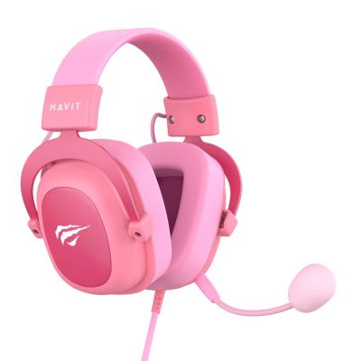 3. Havit H2002d Gaming Headphones (Pink)