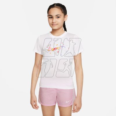 4. Nike Dri-Fit Jr DV0559 100 T-shirt