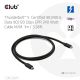 4. CLUB3D CAC-2501 Thunderbolt Cable 1m 120 Gbit/s Black