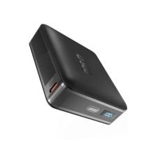 SBS HD 65W 20000mAh USB-C Power Bank with LCD Display - Black