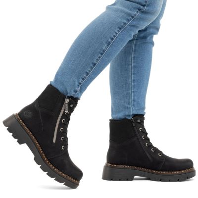 6. Comfortable Women’s Black Hiking Boots Rieker 76720-00