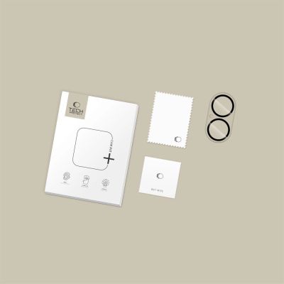 5. Tech-Protect Cam Fit+ Camera Cover for iPhone 17 - Clear