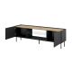 2. TV cabinet EF ONDA 180x40x39-58 black (standing or hanging)