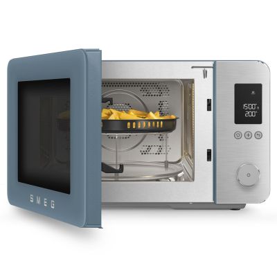 12. Smeg MOC02SBMEU microwave oven Blue Combination microwave oven Countertop 27 l 900 W