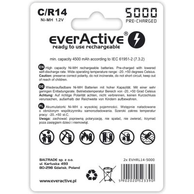 2. everActive EVHRL14-5000 battery pack (5000mAh ; Ni-MH)