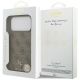 8. Guess 4G Small Classic Logo MagSafe Case for iPhone 17 Pro Max - Brown