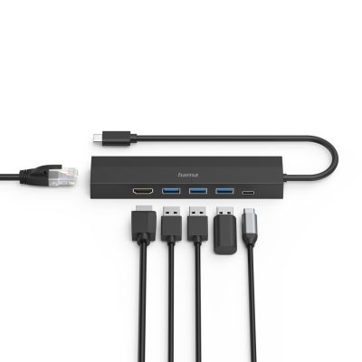 3. Hama 00200144 USB 3.2 Gen 1 (3.1 Gen 1) Type-C Hubs and Hubs 5000 Mbit/s Black