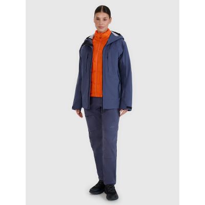 6. Women's down trekking jacket with Primaloft Silver filling 4F 4FWSS25TDJAF531-70S