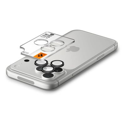 5. Spigen Optik Pro GLAS.TR EZ FIT 2-Pack Tempered Glass Camera Screen Protector for iPhone 18 Pro / 18 Pro Max - Dark Gray