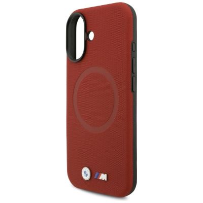 6. BMW M FW Metal Logo MagSafe Case for iPhone 17 - Red
