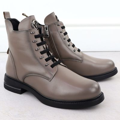 3. Vinceza 26-58578 women's taupe ankle boots