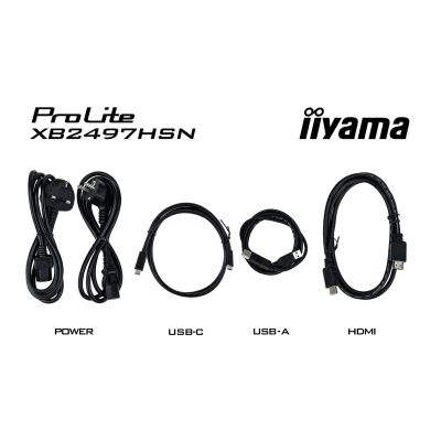 18. iiyama ProLite XB2497HSN-B1 computer monitor 60.5 cm (23.8") 1920 x 1080 px Full HD LED Black