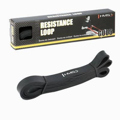 5. Exercise bands HMS GU05 BLACK 22 x 4.5 x 2080 MM 17-33-022