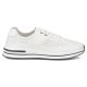 2. Women's leather openwork shoes, white Filippo DP7608/26 WH