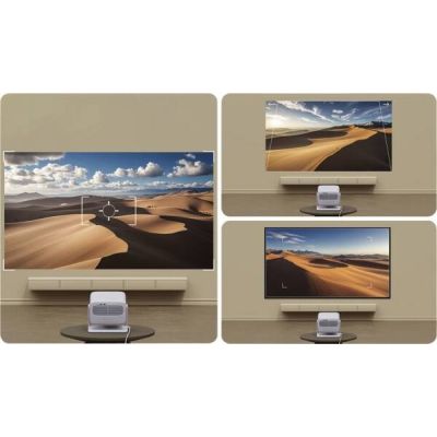 5. Wanbo Vali 1 Projector White, Full HD, 900 ANSI, Android TV 11, Gimbal
