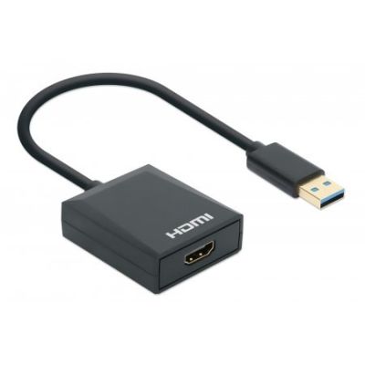 3. Manhattan 153690 Wired Docking Station USB 3.2 Gen 1 (3.1 Gen 1) Type-A Black