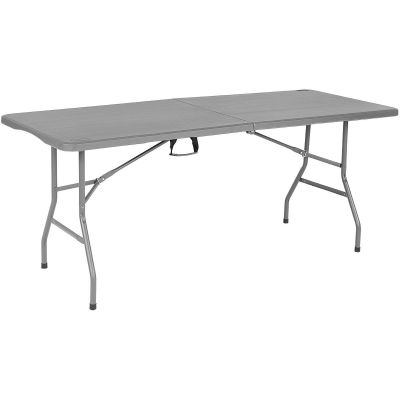 5. CATERING TABLE FOLDABLE INTO A SUITCASE 180x70CM MAX.100KG GRAY