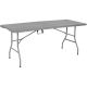 5. CATERING TABLE FOLDABLE INTO A SUITCASE 180x70CM MAX.100KG GRAY