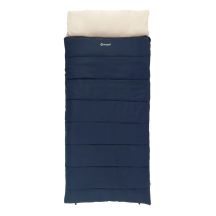 Outwell Contour Lux XL Adult Rectangular Sleeping Bag Polyester Blue