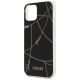 8. Guess Gold Chain Collection iPhone 12 Pro Max 6.7" Case - Black